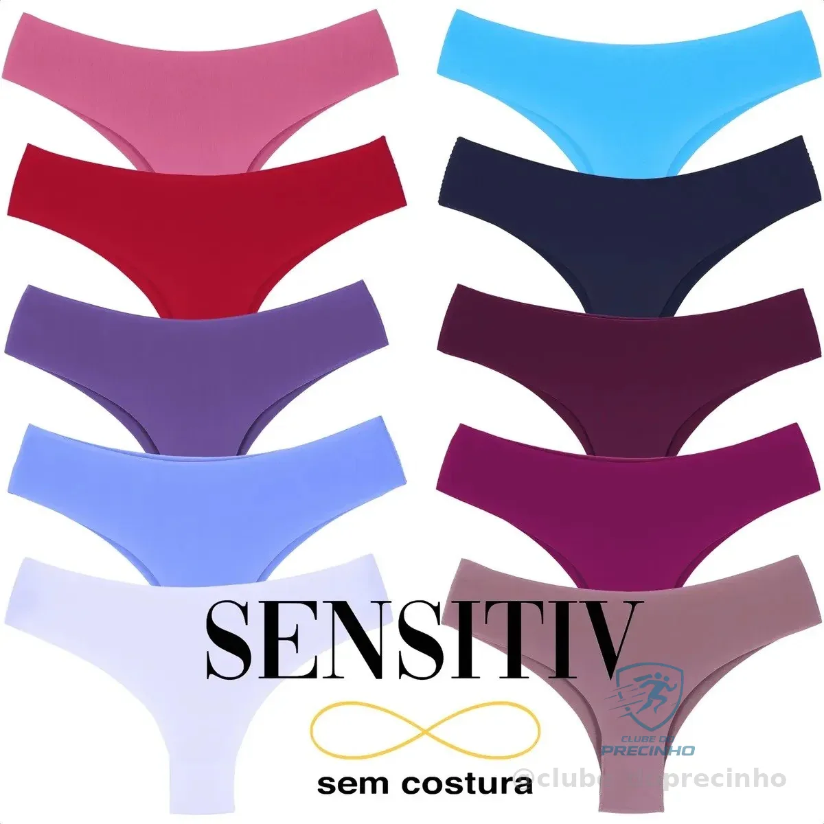 Kit 10 Calcinhas Sem Costura Premium Conforto Invisível Mercado Livre