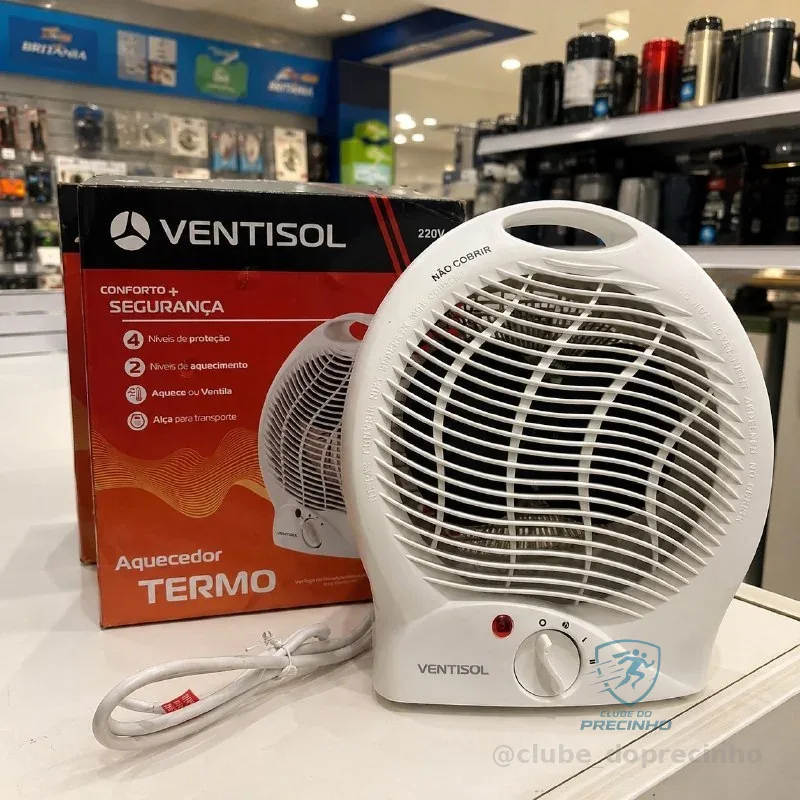 Aquecedor elétrico com termo ventilador A1 Ventisol