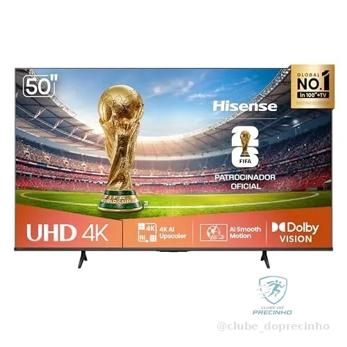 Hisense Smart TV 4K 50" Polegadas 50A6NV