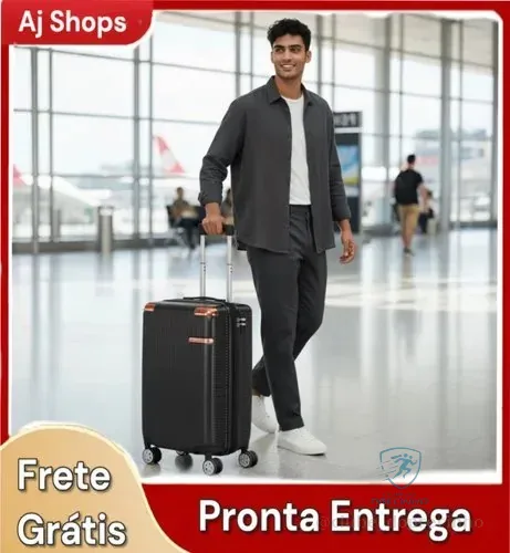 Ygm Malas Mala De Viagem Abs Preto Mala 2088