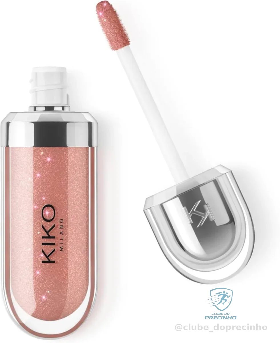KIKO MILANO, 3D Hydra Lipgloss, Gloss Hidratante Com Efeito 3D, Cor 20 Chestnut