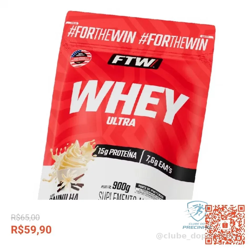 Whey Ultra Protein Refil 900GB - FTW