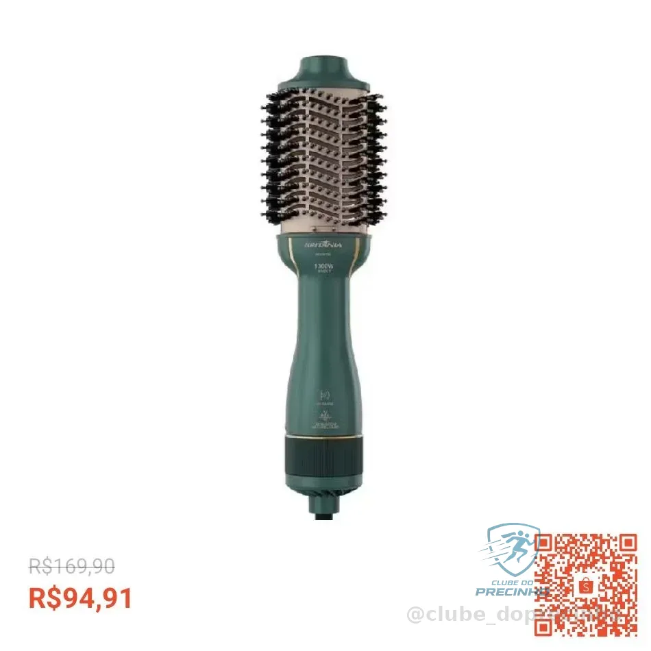 Escova Secadora Britânia 3 em 1 Cerâmica Infrared BES13VD