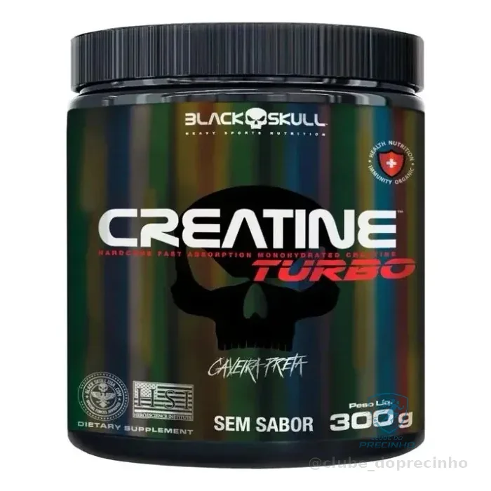 Black Skull Creatine Turbo 300g Mercado Livre