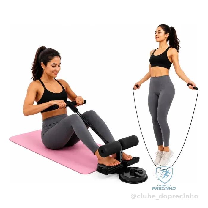Kit Aparelho Abdominal com Ventosa e Corda de Pular Mercado Livre