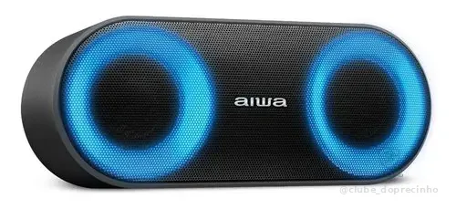 Aiwa Aws-sp-01 Caixa De Som Speaker Bluetooth Cor Preto Aiwa 127/220v