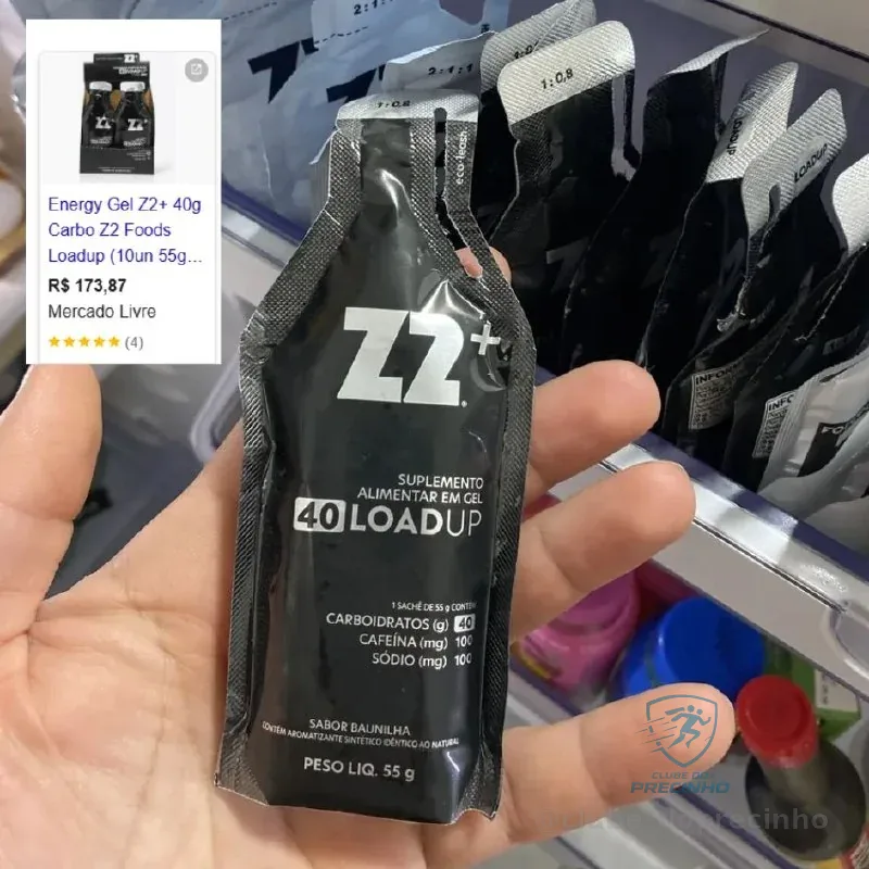 Energy Gel Z2+ Original CAF 40 Carb - Box 10 uni 55g Mercado Livre