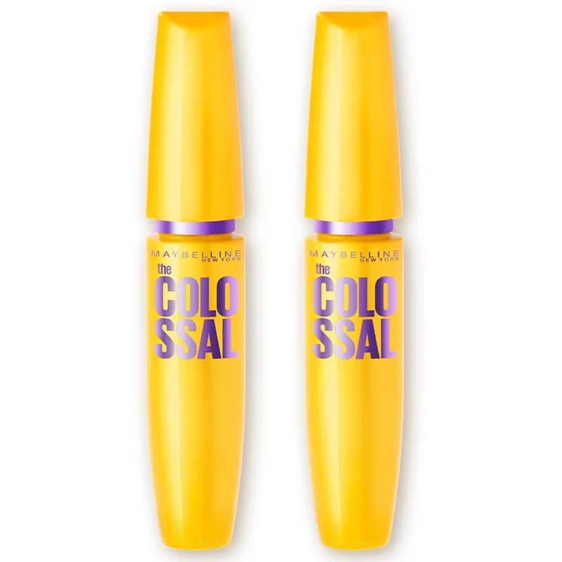 Maybelline NY The Colossal Volum' Express, Kit Máscaras de Cílios, 2 Unidades