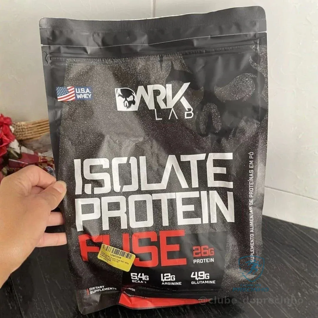 Whey Isolate Protein Fuse 900g Dark Lab Sabor Morango Mercado Livre