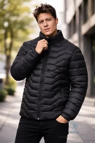Jaqueta Broken Rules Masculino Nylon Peluciado Preto Gg Lisa