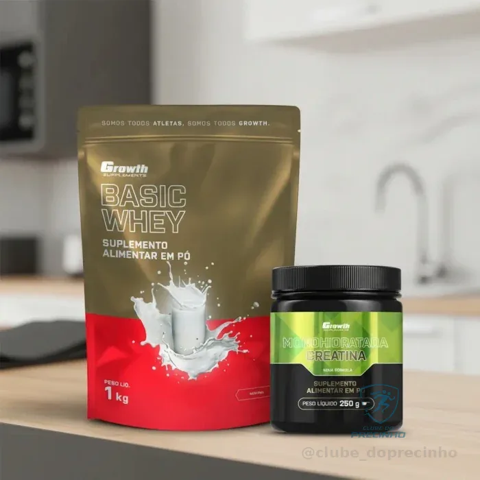 Kit Whey 1kg + Creatina 250g Mercado Livre