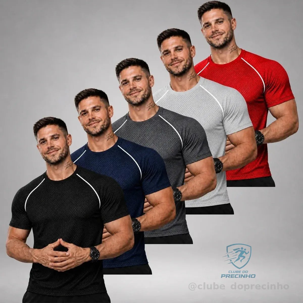 Kit 5 Camisetas Dry Fit Cross Manga Curta Mercado Livre