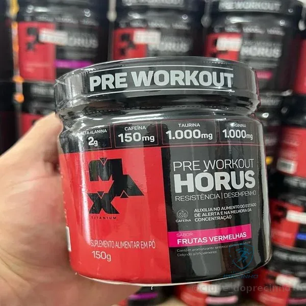 Pré-Treino Horus 300g (Amora) - Max Titanium Mercado Livre