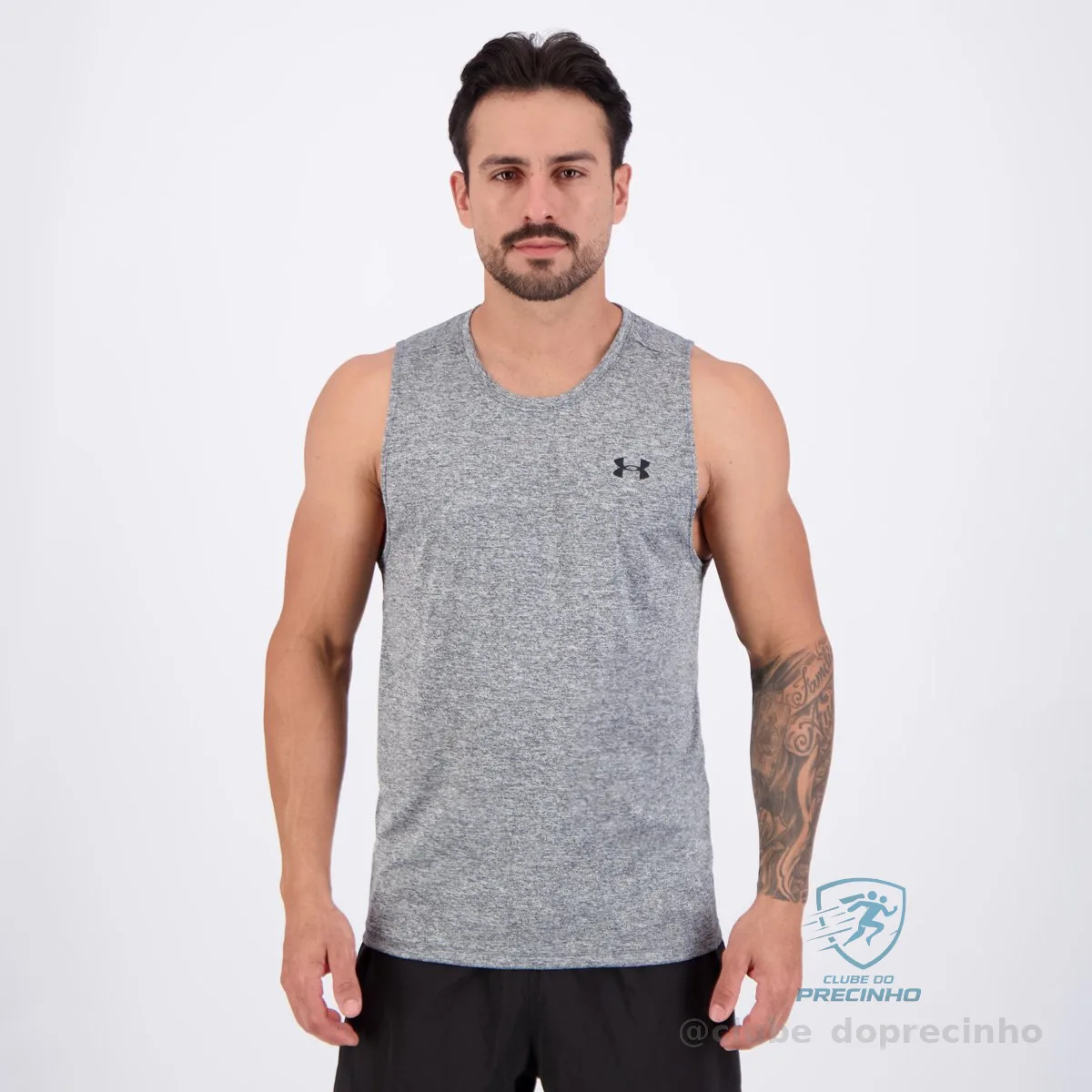 Regata Under Armour Tech Tank Cinza - Futfanatics
