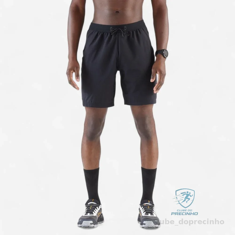 Short Masculina de Corrida Dry Kiprun Preta