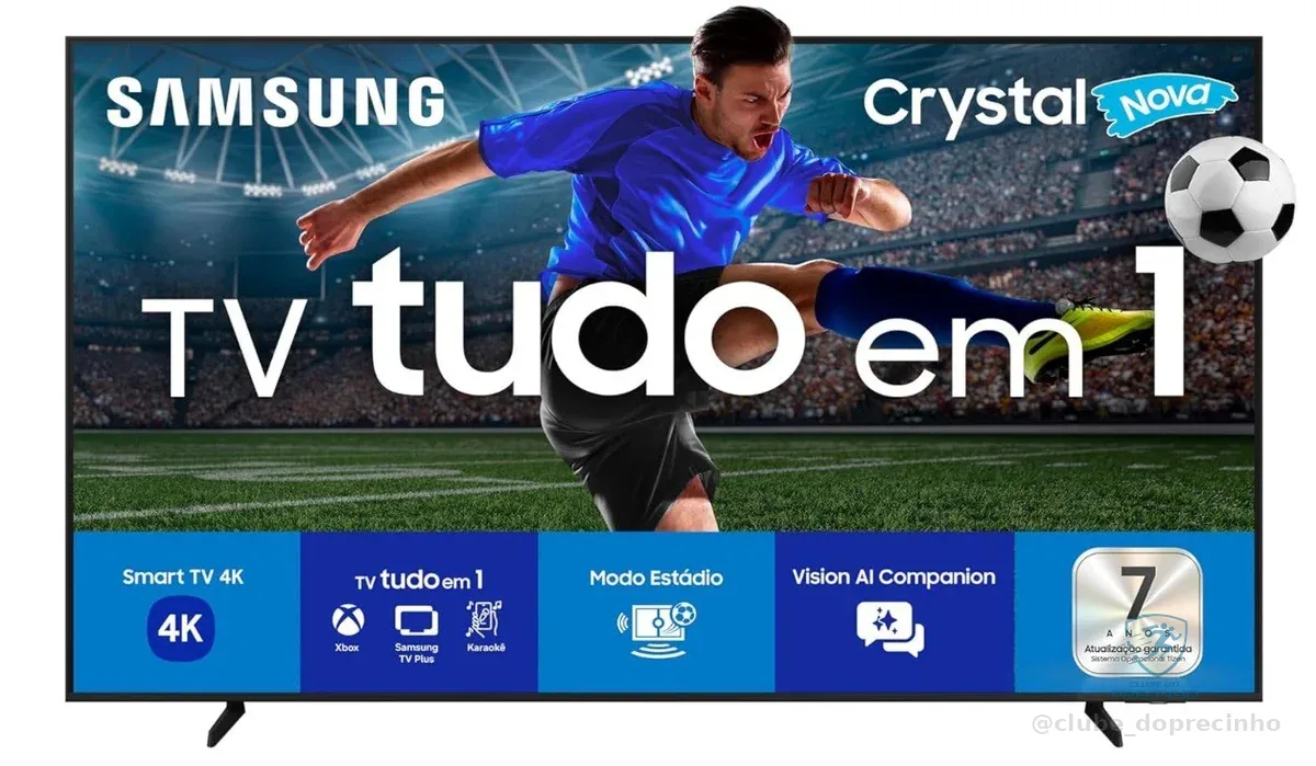'Samsung Smart TV 55" Crystal UHD 4K U8100F 2025