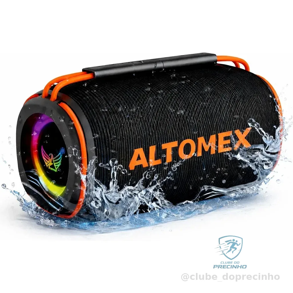 Caixa Caixinha De Som Bluetooth Potente Pendrive Fm Sd Portátil Ipx6 Shopee
