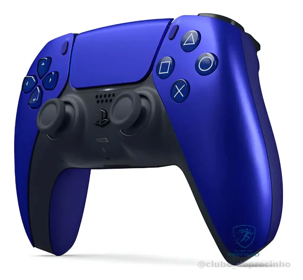 Controle sem fio Dualsense Ps5 azul cobalto Mercado Livre