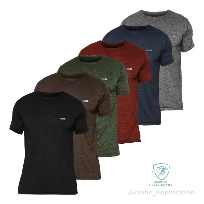 Kit 6 Camisetas Dry Fit Mercado Livre