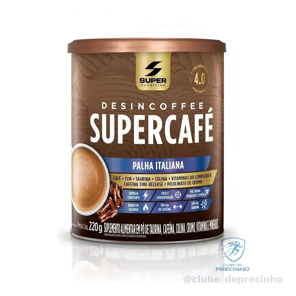 Supercáfe Palha Italiana 220g Super Nutrition