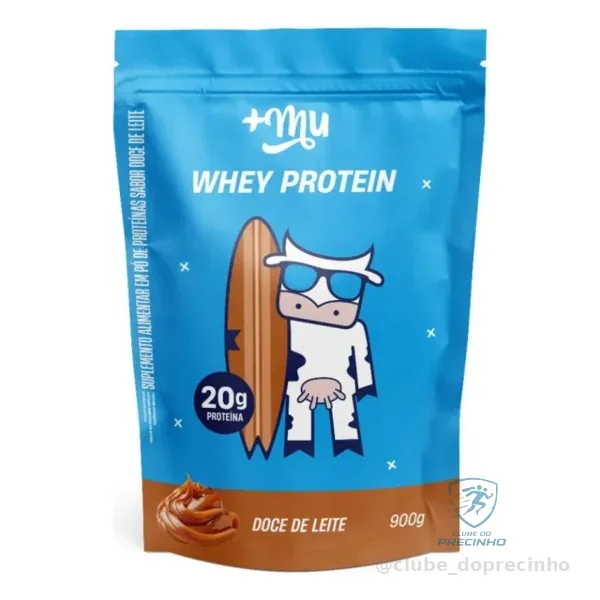 Whey Concentrado 20g de Proteína Refil 900g Doce de Leite Mercado Livre