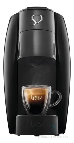 Cafeteira Espresso Lov Preta V - Tres 3 Corações Preto 127v