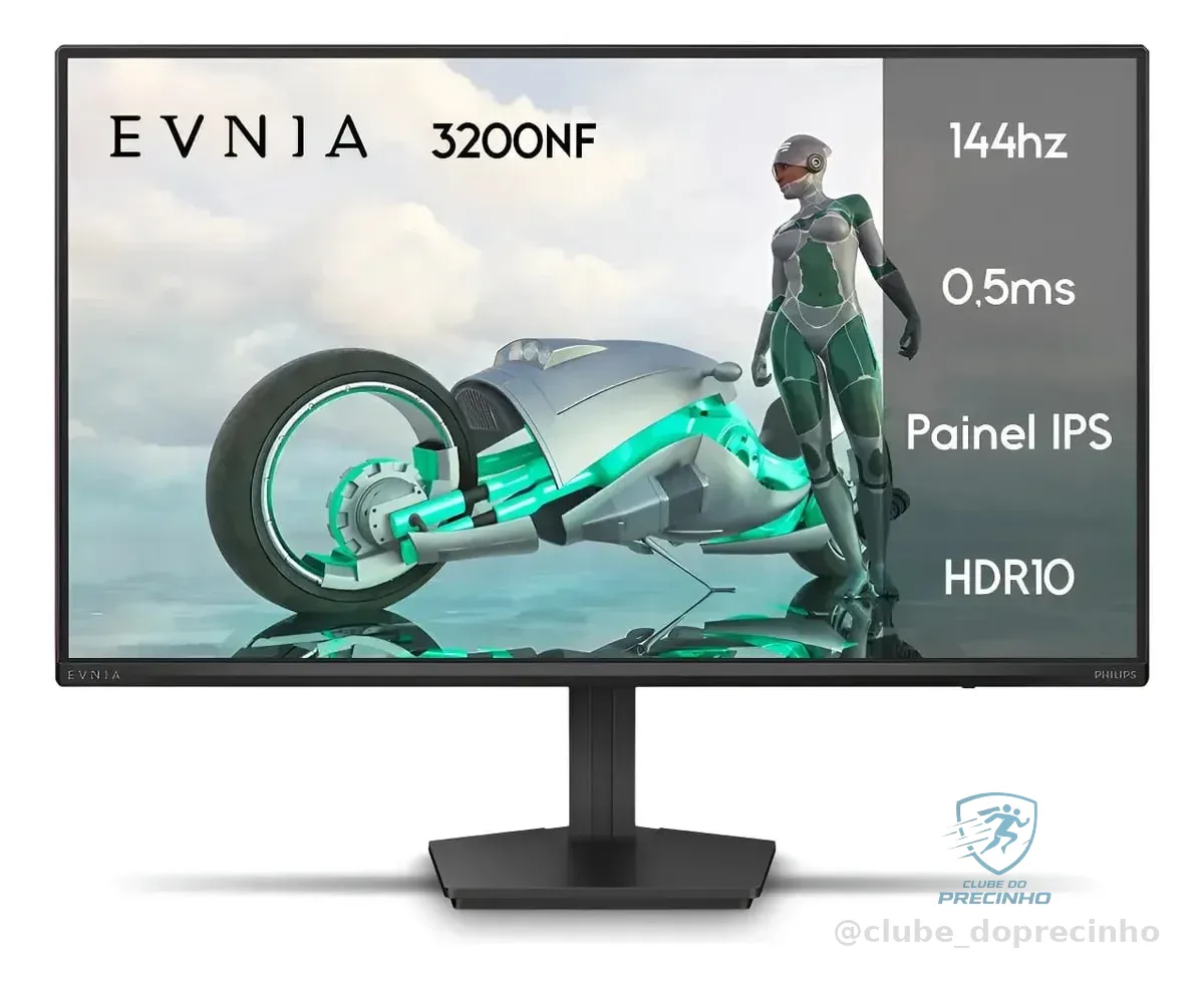 Monitor Gamer Philips 24 Evnia IPS 144Hz 0.5ms Wide FullHD Mercado Livre