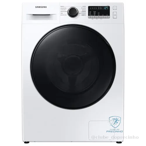Samsung Lavadora de Roupas Digital Inverter Porta Black WW11T Branca 11kg 220V