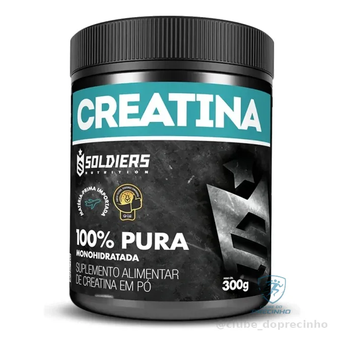 Creatina Soldiers Nutrition 300g Mercado Livre