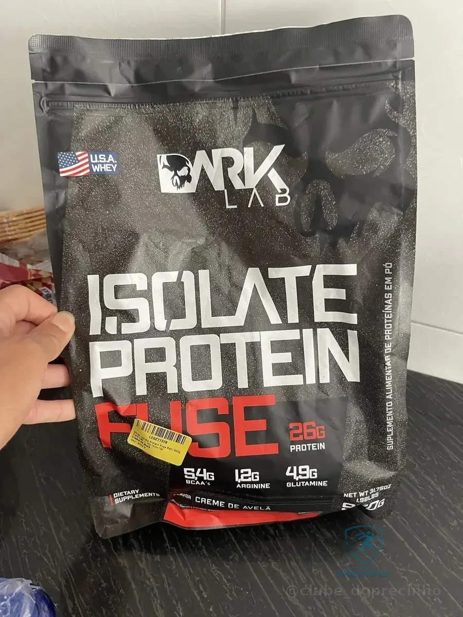 Whey Isolate Protein Fuse 900g Dark Lab Sabor Chocolate Mercado Livre
