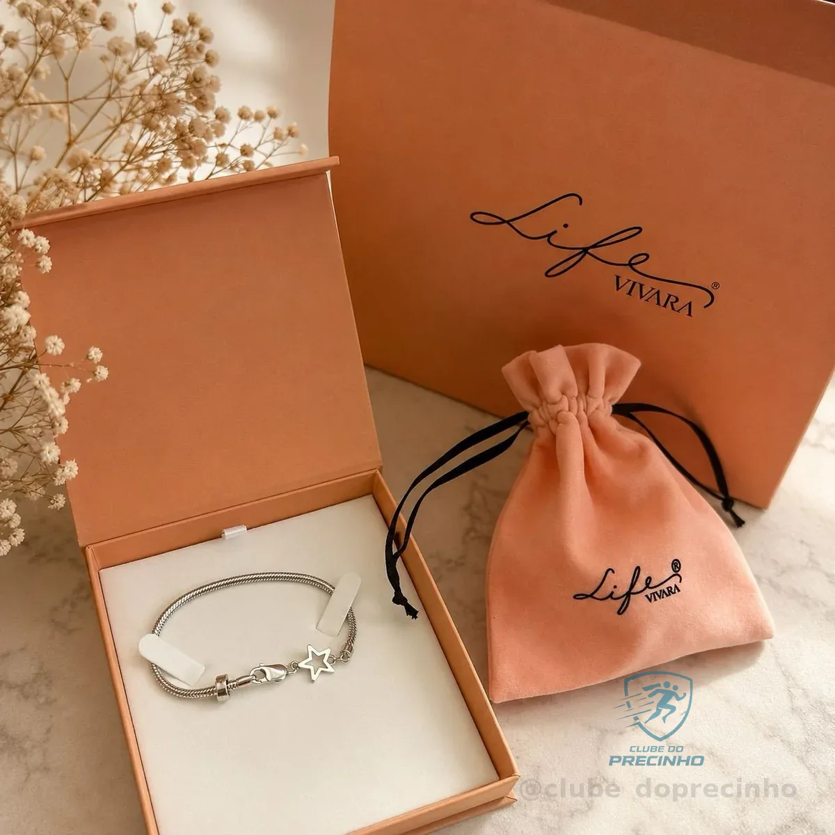 Pulseira Vivara Life Estrela Em Prata 925 Mercado Livre