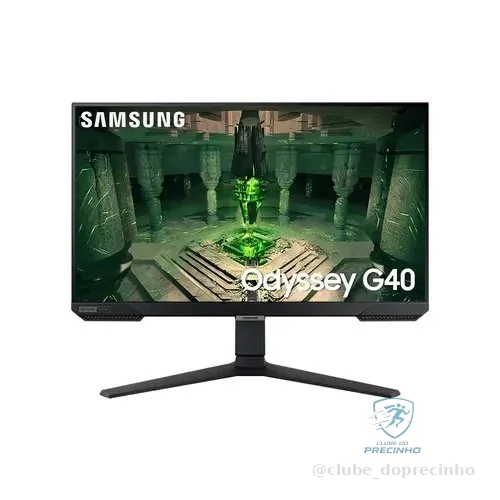 Monitor Gamer Samsung Odyssey G40 27 , 240 Hz, 1ms, Ajuste De Altura, Gsync, Freesync,hdmi, Dp, Fhd, Preto