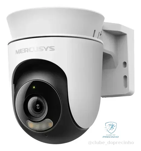 Mercusys Mc510 Câmera Segurança Wifi 2k 360° Externo Por Tp-link Branco