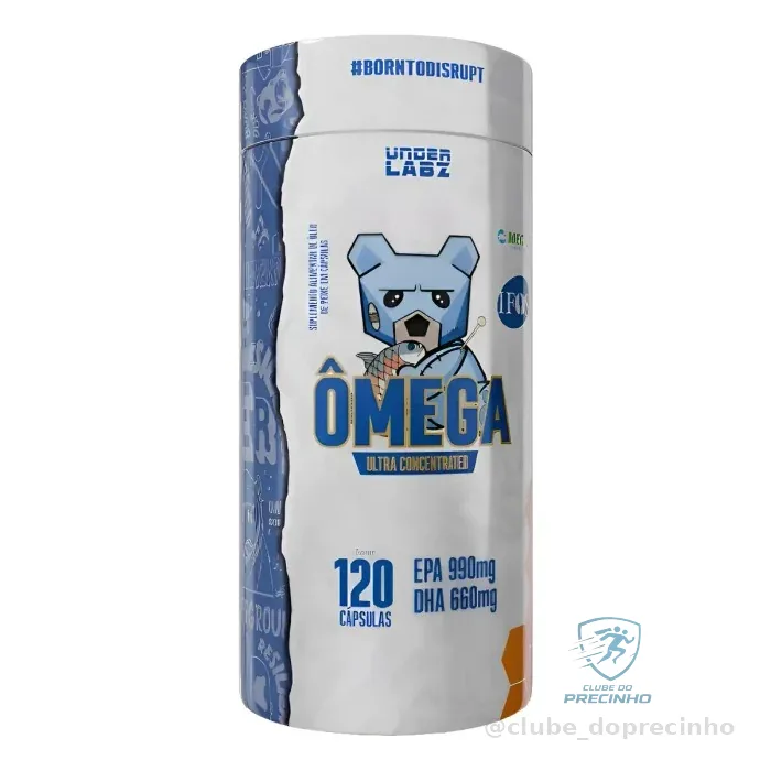 Óleo De Peixe Ômega-3 EPA Under Labz 120 Cápsulas Mercado Livre