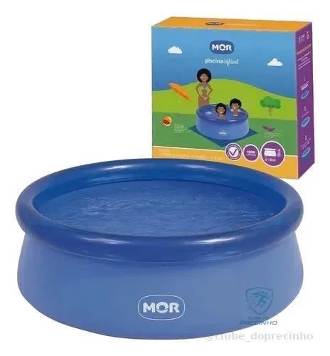Piscina Redonda Inflável Splash Fun 1000 Litros Mor Azul
