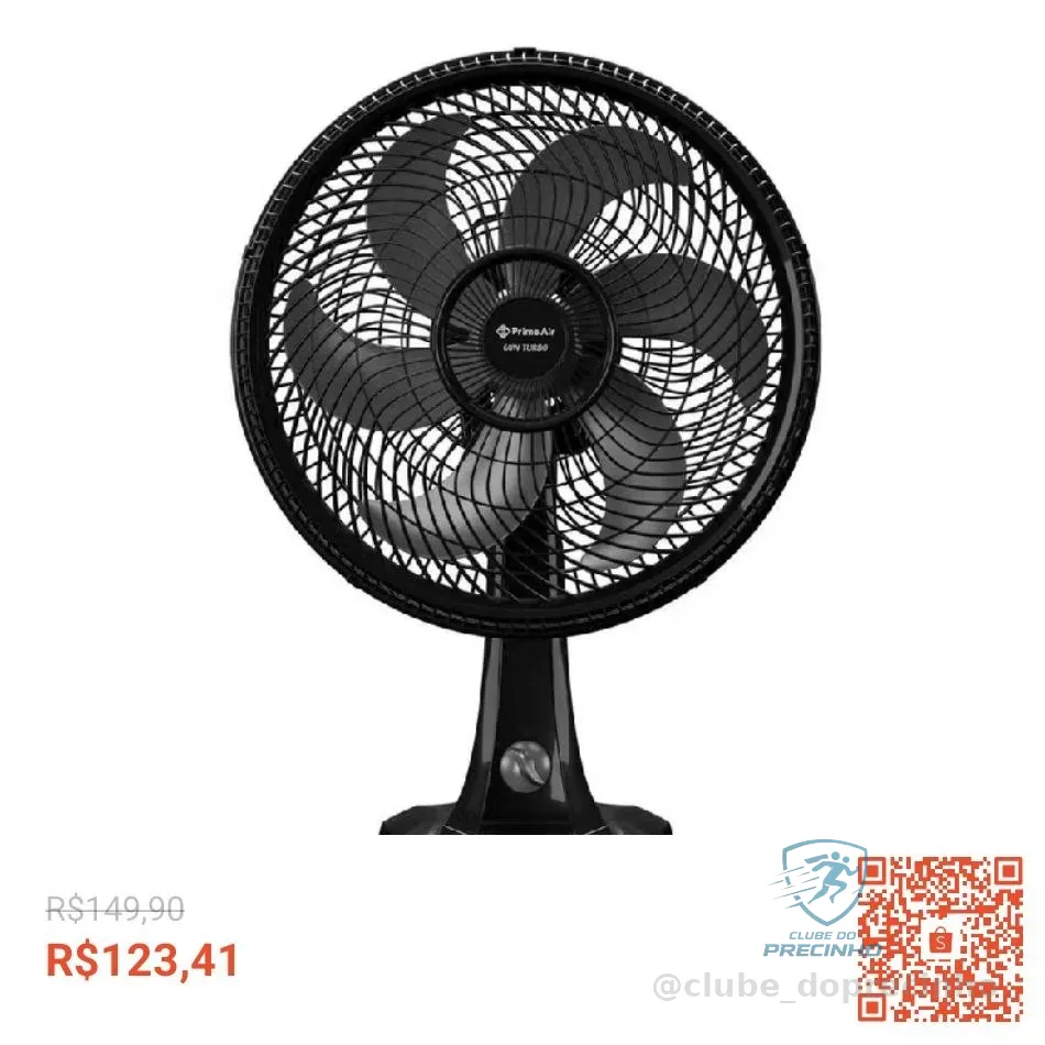 Ventilador de Mesa Prime Air Maxx Force 6 pás 60W AVTE01