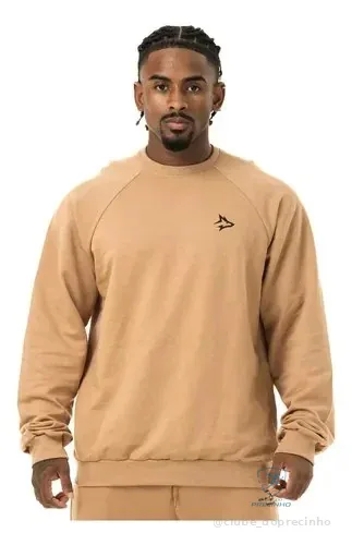 Moletom Masculino New Lupus Inverno Alpha Marrom M