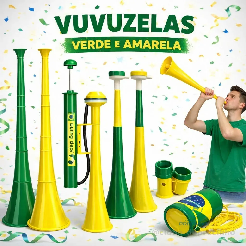 Vuvuzela e Buzina para Torcida – Corneta de Torcedor para Jogos, Festas e Eventos Shopee