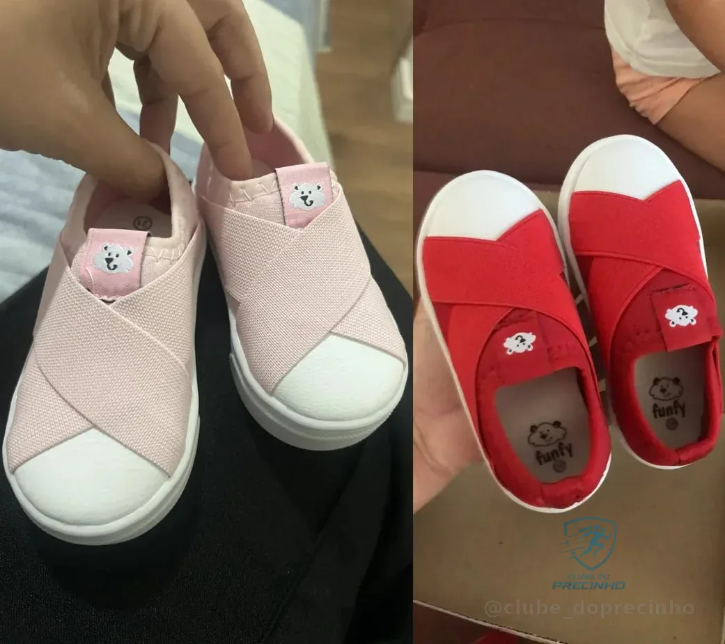 Tênis Casual Slip On Funfy (Tam. 20 ao 31) Mercado Livre