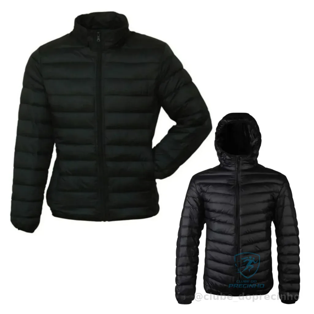 Jaqueta Puffer Bobojaco Corta Vento Nylon Frio Reforçada motoqueiro bombojaco Shopee