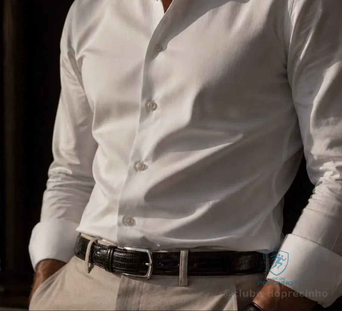 Camisa Social Masculina Slim Premium Mercado Livre