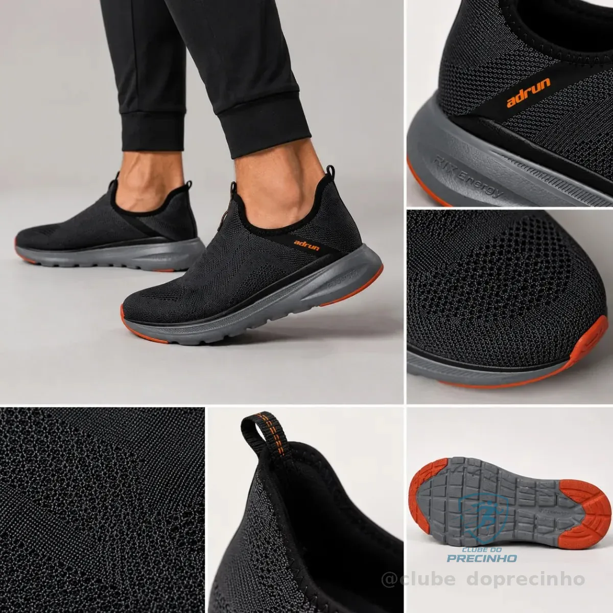 Tênis Masculino Adrun Calce Fácil Esportivo Conforto Original Mercado Livre