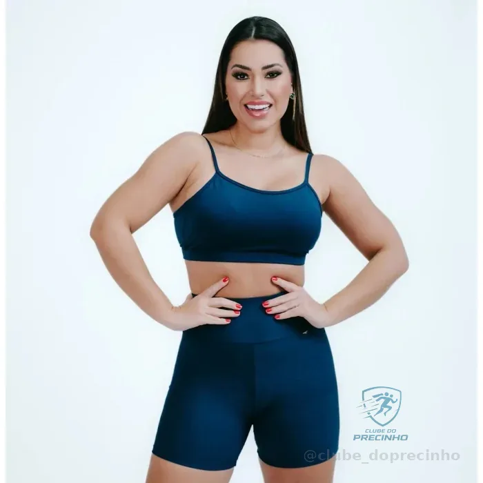 Conjunto Academia Suplex shorts e top Mercado Livre
