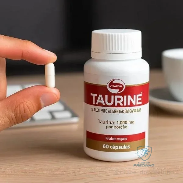 Taurine 60 Cápsulas Vitafor Mercado Livre