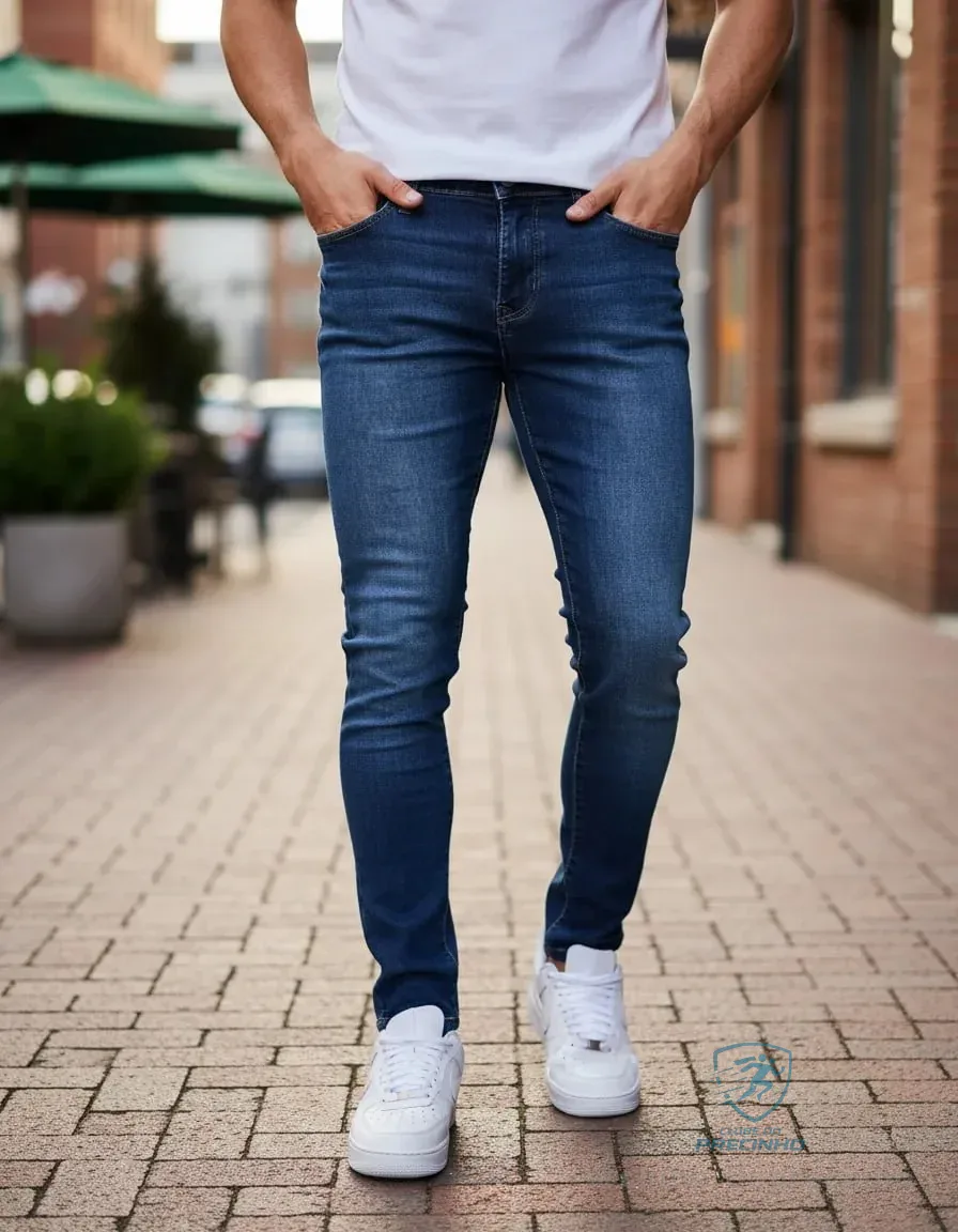 Calça Jeans Masculina Original Elastano Lycra Mercado Livre