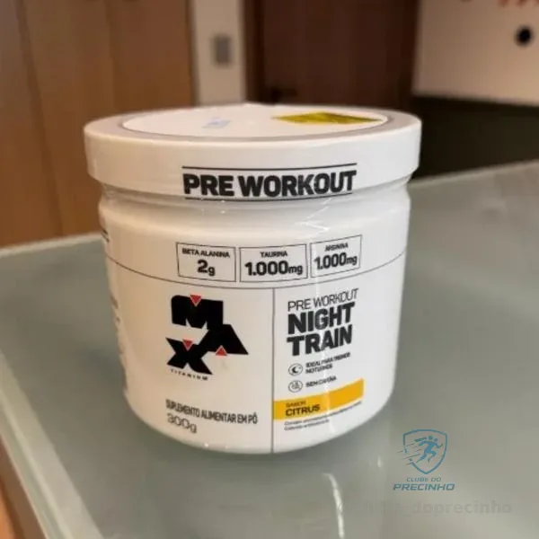 Night Train Sem Cafeína 300g - Max Titanium Mercado Livre