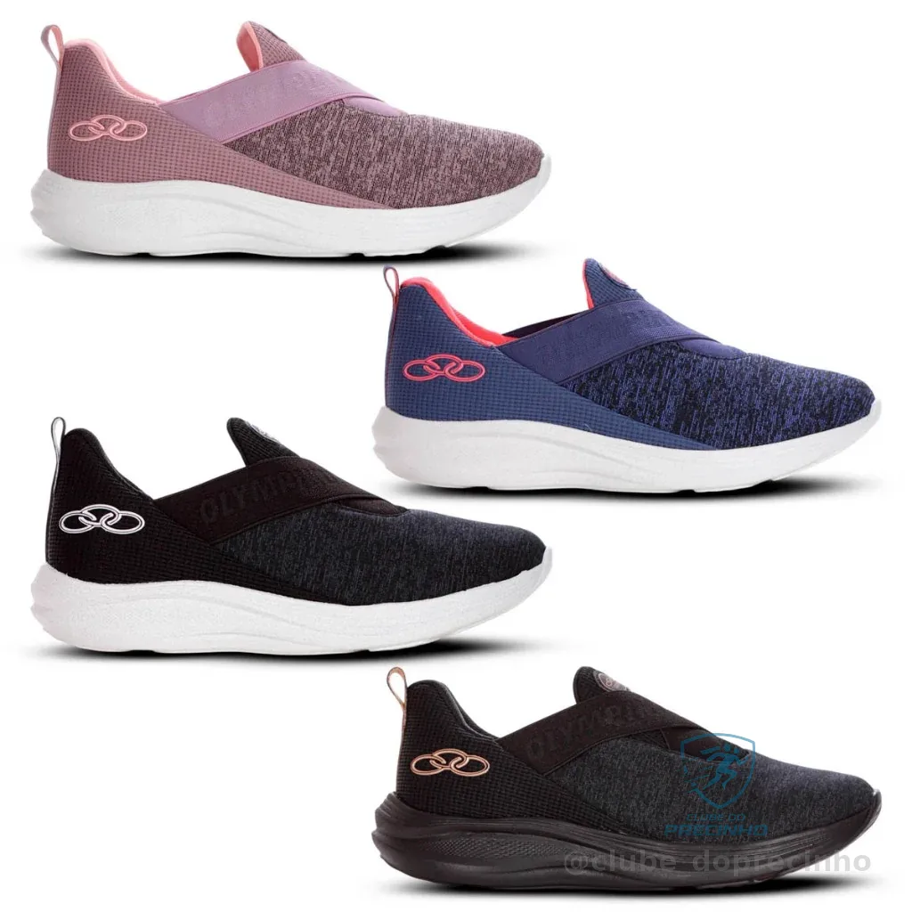 Tênis Olympikus Easy 3 Feminino Original Confortável Casual Leve Macio Shopee