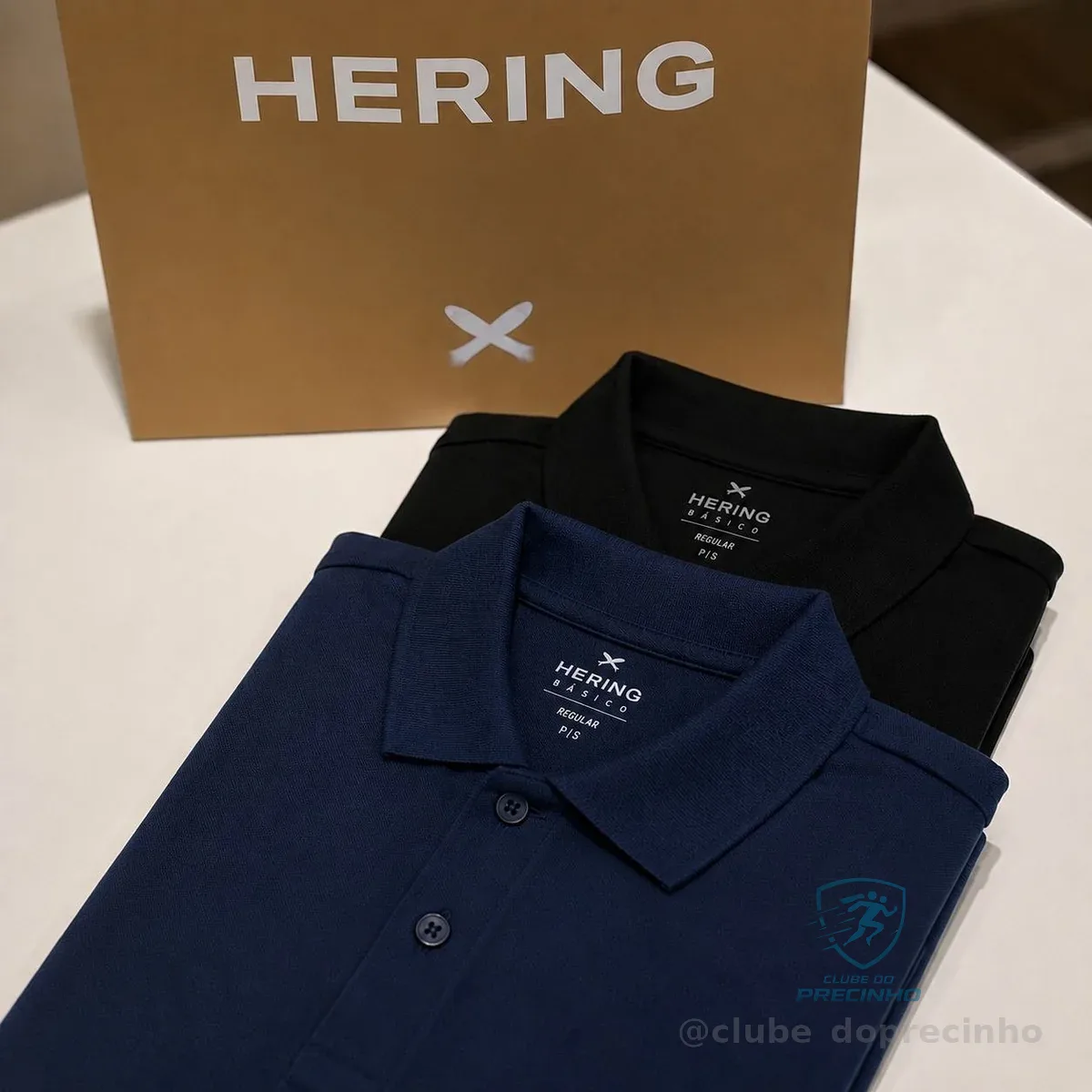 Kit Com 2 Camisas Polo Hering Básicas Mercado Livre