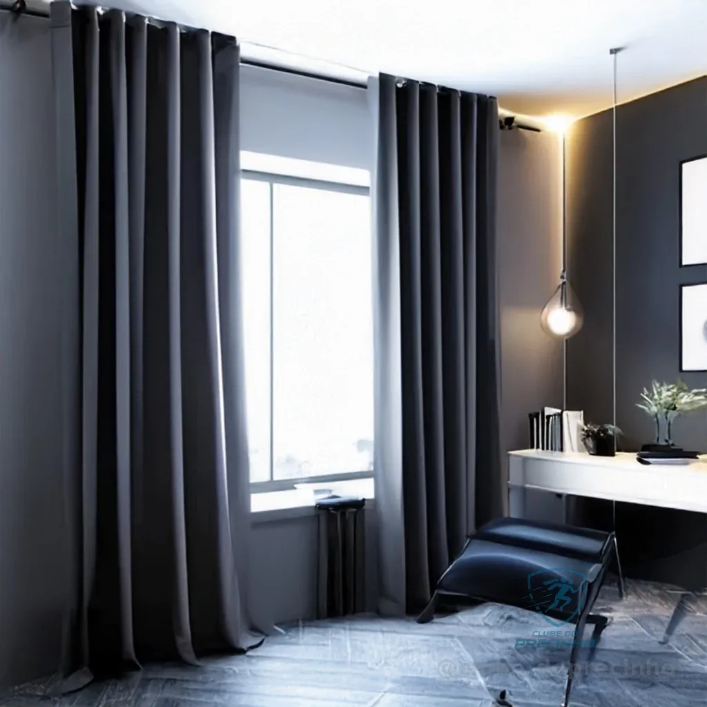 Cortina Blackout Para Quarto Sala Cozinha PVC Corta 100% Luz 2,80 Largura X 2,30 Altura Grande Shopee