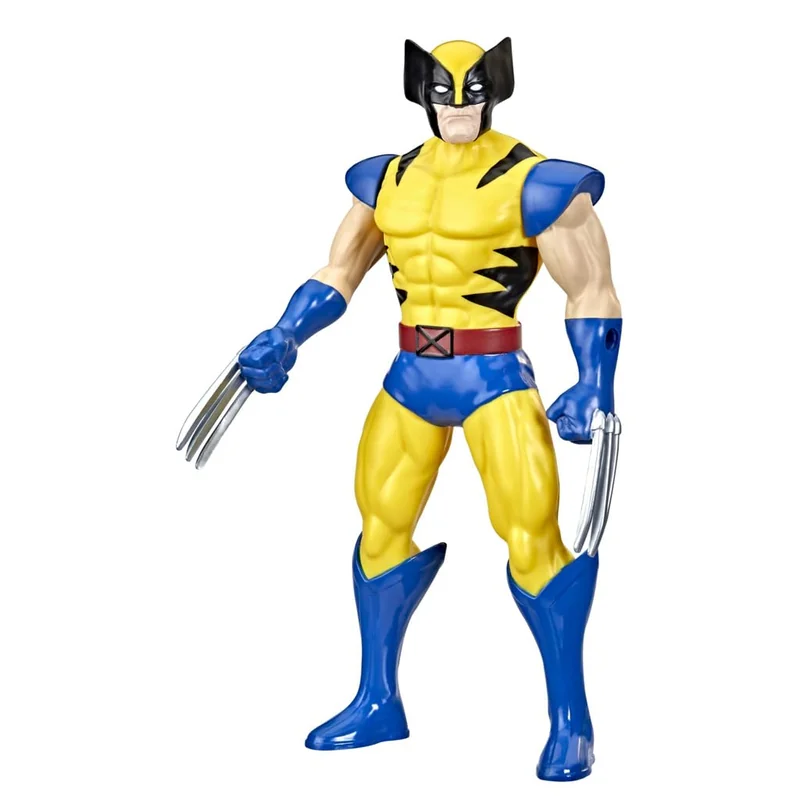 Marvel, Action Figure, Wolverine, Mighty Hero Series - Brinquedo de Herói com 24 cm, Articulado - A partir de 4 Anos